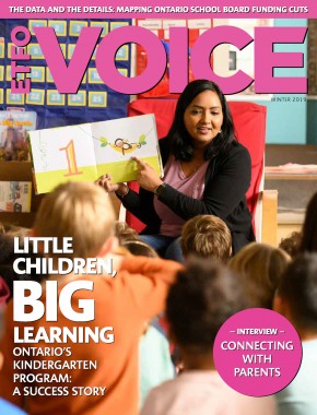 Cover of ETFO Voice Winter 2019