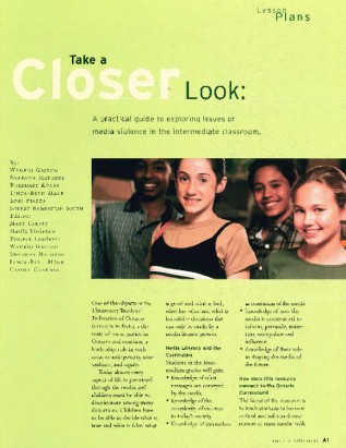 Cover of curriculum for fall 2001