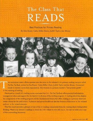 Cover of curriculum for summer 2001