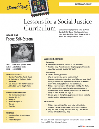 first page of curriculum spring 2009
