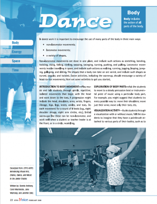 first page of winter 2008 curriculum