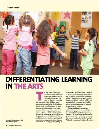 first page of curriculum winter 2013