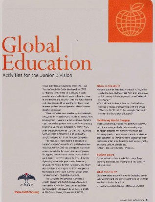 cover of curriculum for summer 2002