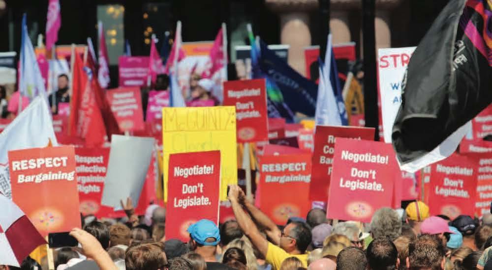 People at Rally for Education at Queen's Part in 2012