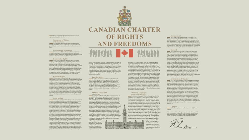 Image of the Charter of Rights and Freedoms