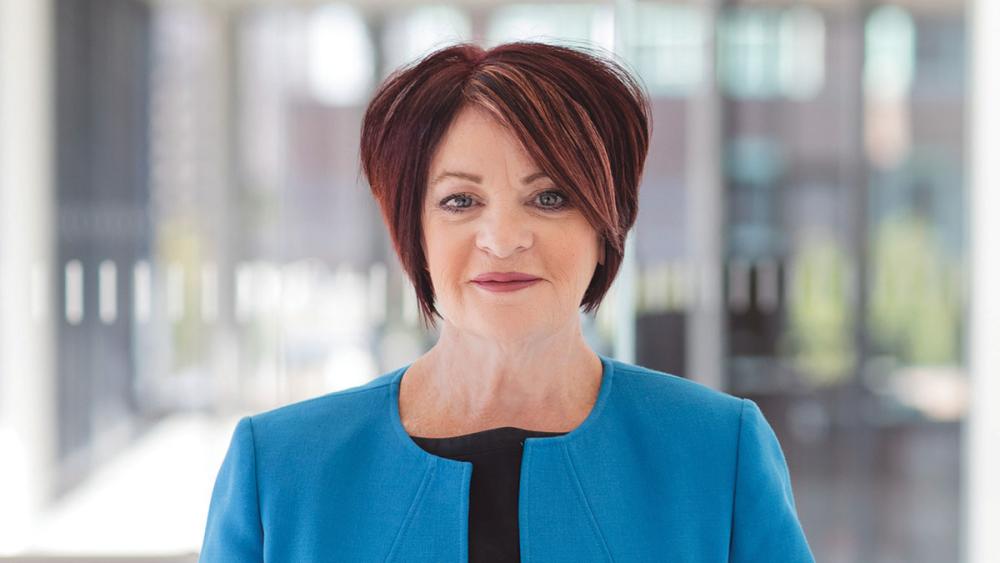 Sharon O’Halloran posing at ETFO headquarters