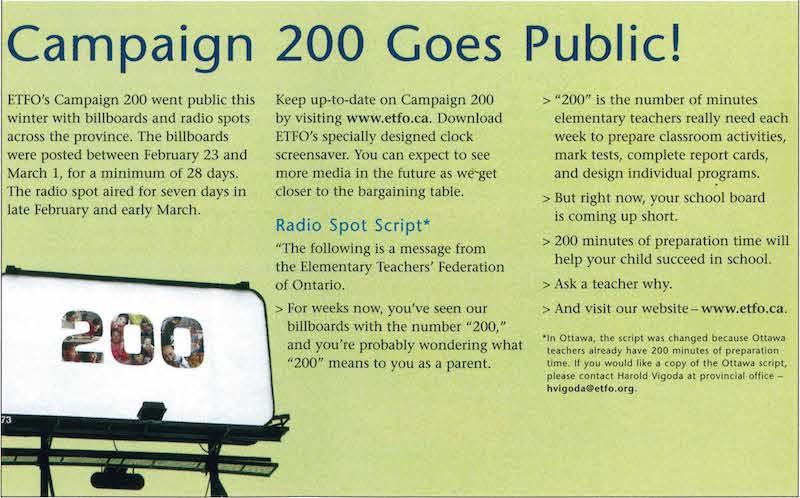 campaign 200 billboard