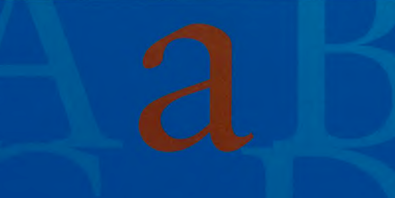 The letter a and b next to eachother