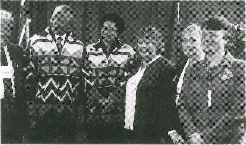 mandela standing with others