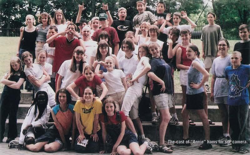 Student cast of Annie