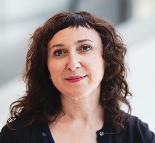 Izida Zorde posing at ETFO Voice headquarters