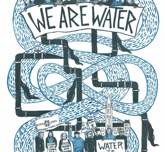 we are water illustration