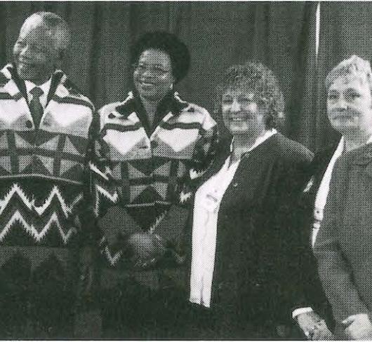 mandela standing with others