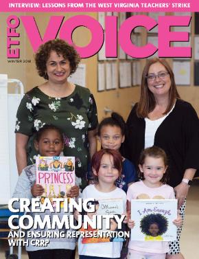 cover of ETFO Voice Winter 2018