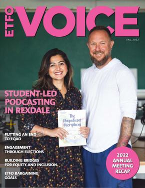 Cover of ETFO Voice Fall 2022