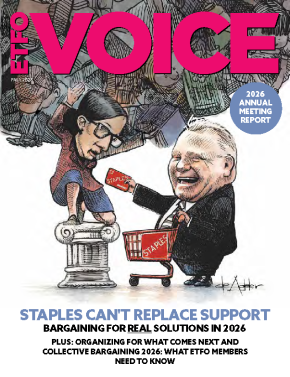 Cover of ETFO Voice Fall 2026