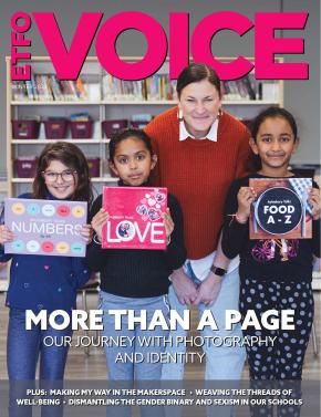 Cover of ETFO Voice Winter 2023