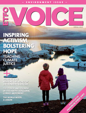 Cover of ETFO Voice Spring 2020
