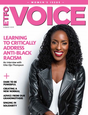Cover of ETFO Voice Summer 2020