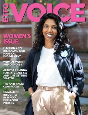 Cover of ETFO Voice Summer 2021