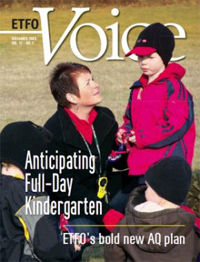 Cover of ETFO Voice December 2009
