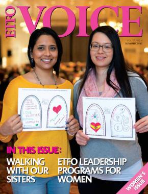 Cover of ETFO Voice Summer 2015