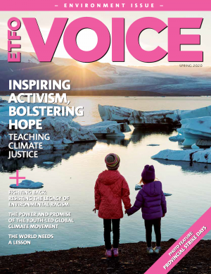 Cover of ETFO Voice Spring 2020