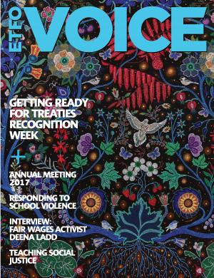 Cover of ETFO Voice Fall 2017