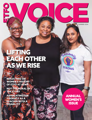 Cover of ETFO Voice Summer 2024