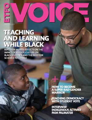 cover of etfo voice winter 2017